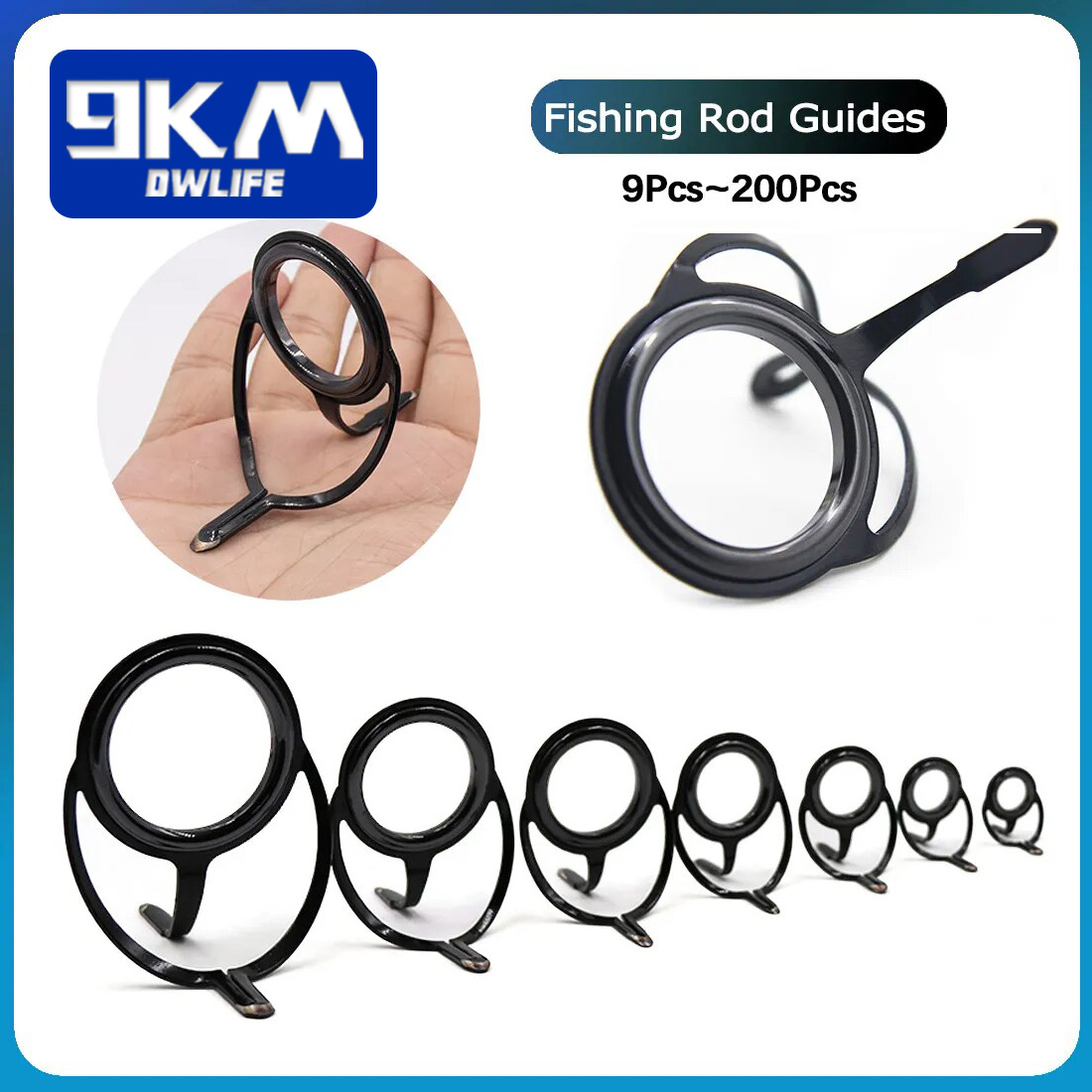 Fishing Rod Building Kit - Zestaw naprawczy wędki Elementy konstrukcyjne wędki