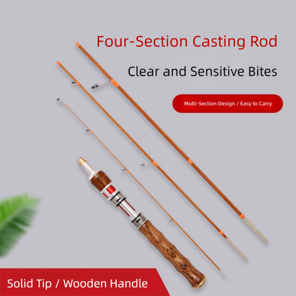 Fishing Rod Carbon Fiber - Wysokiej jakości 4-segmentowa wędka spinningowa UL