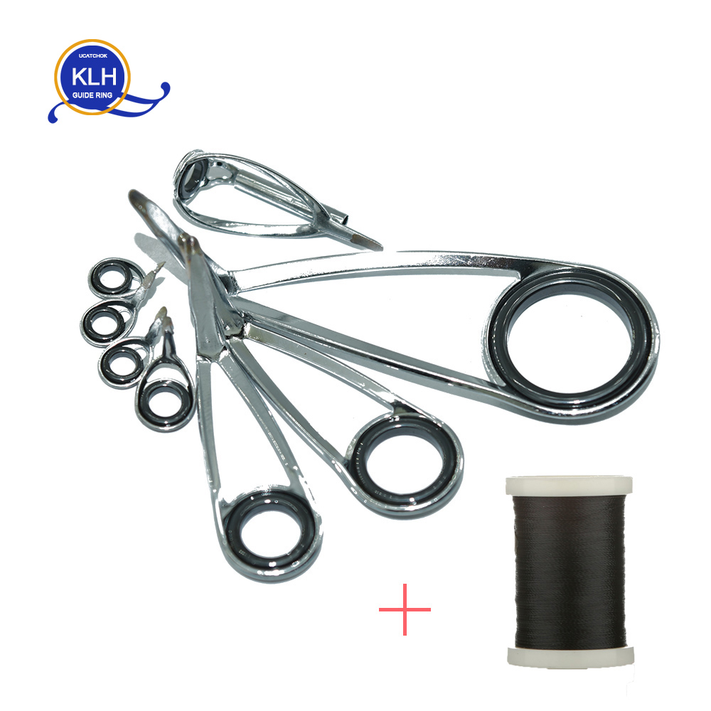 Fishing Rod Building Kit - 8 sztuk/zestaw KLH wspornik pierścień prowadzący