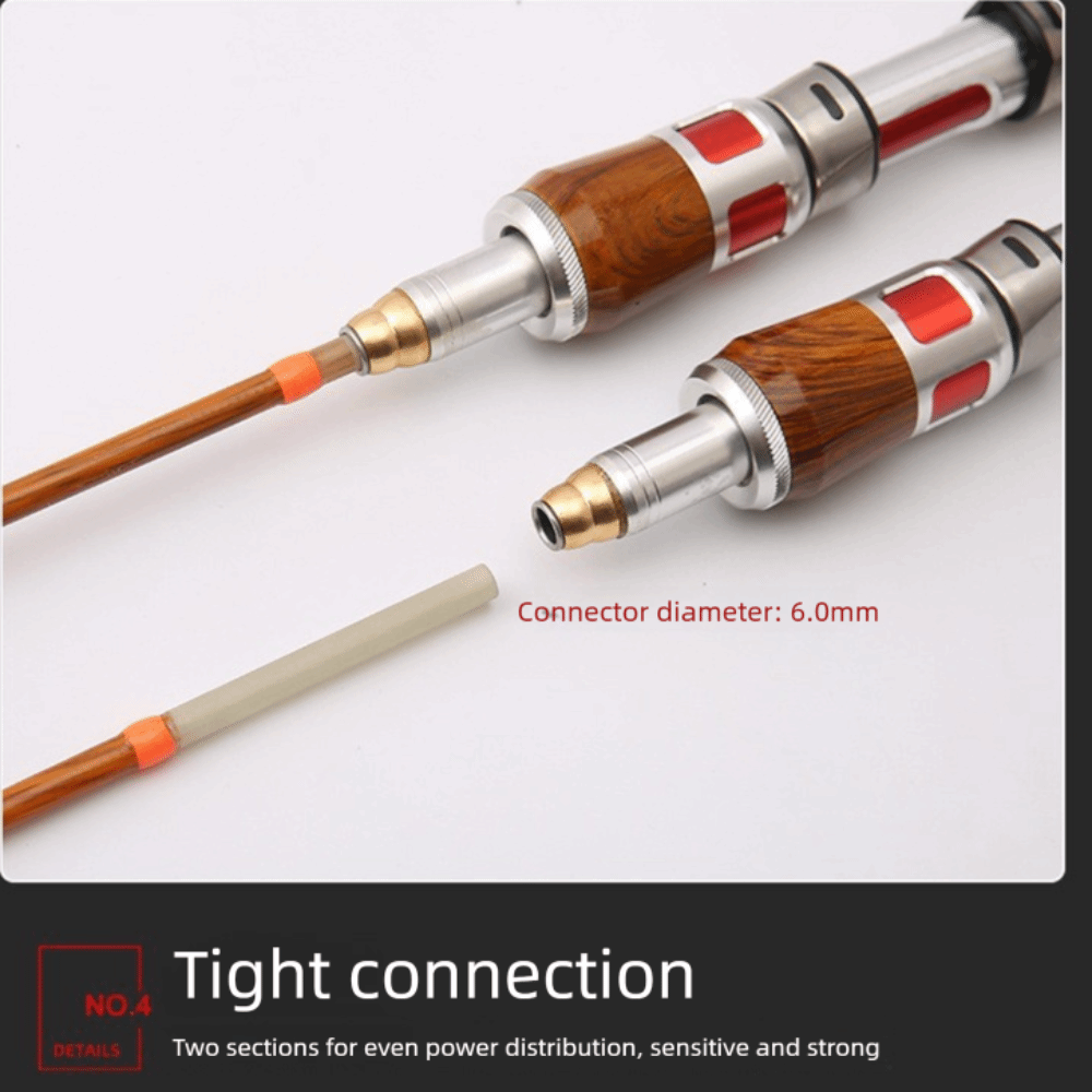 Fishing Rod Carbon Fiber - Wędka spinningowa 4-częściowa, spinning UL Power,