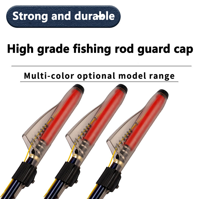 Fishing Rod Guide Replacement - 1 szt. Przezroczysta osłonka na szczytówkę