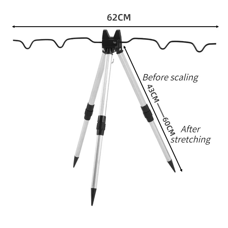1 ZESTAW Teleskopowy, aluminio – Fishing Rod Telescopic recenzja i cena