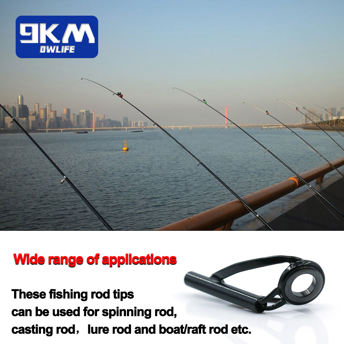Zestaw naprawczy końcówki prow – Fishing Rod Guide Replacement recenzja i cena