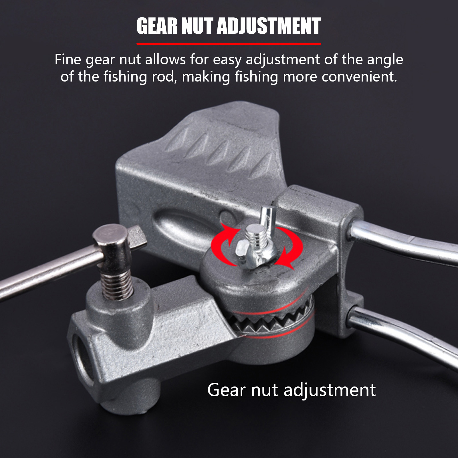 Regulowany stojak na wędki ze  – Fishing Rod Rack recenzja i cena
