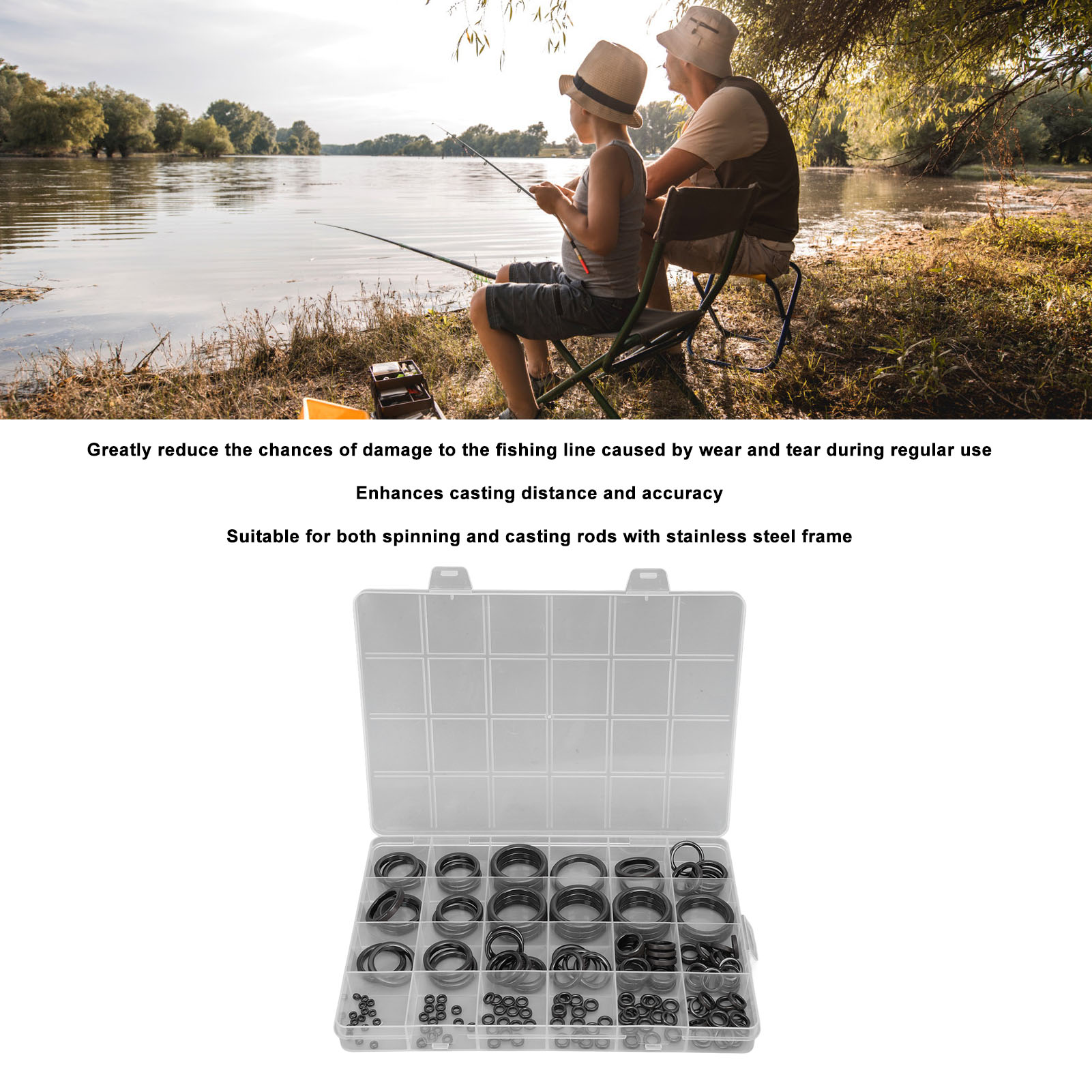 Zestaw naprawczy przelotek do  – Fishing Rod Building Kit recenzja i cena