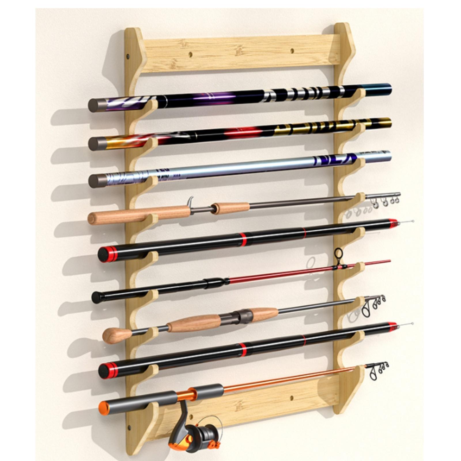 Bambusowy uchwyt na wędki, ści – Fishing Rod Rack recenzja i cena