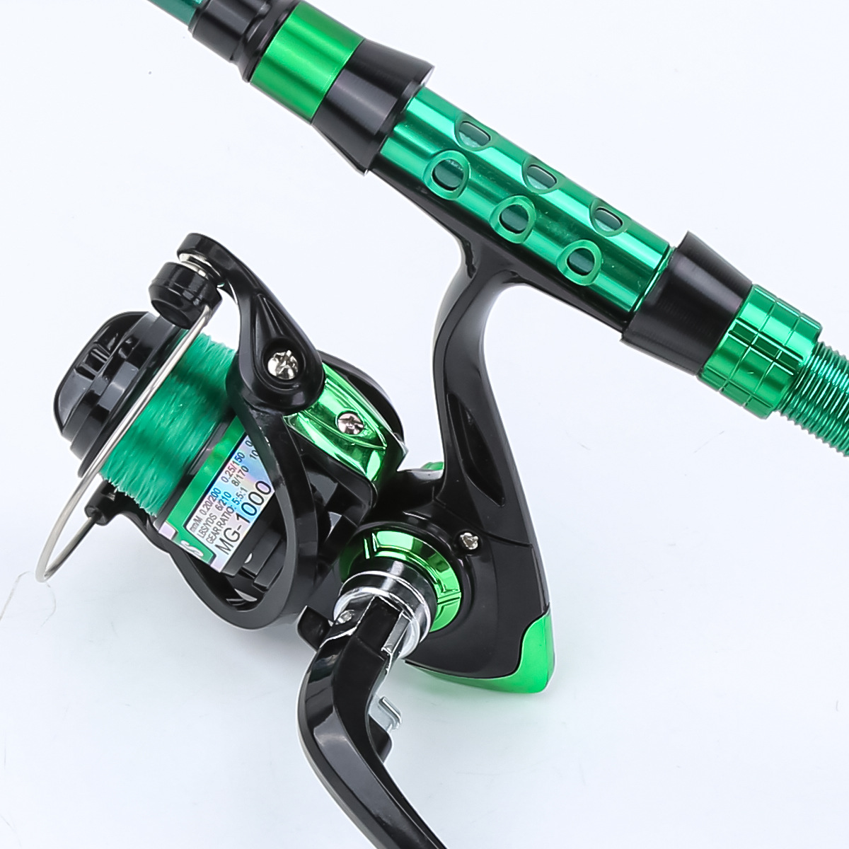 1.8-metrowy zielony teleskopow – Fishing Rod Case recenzja i cena