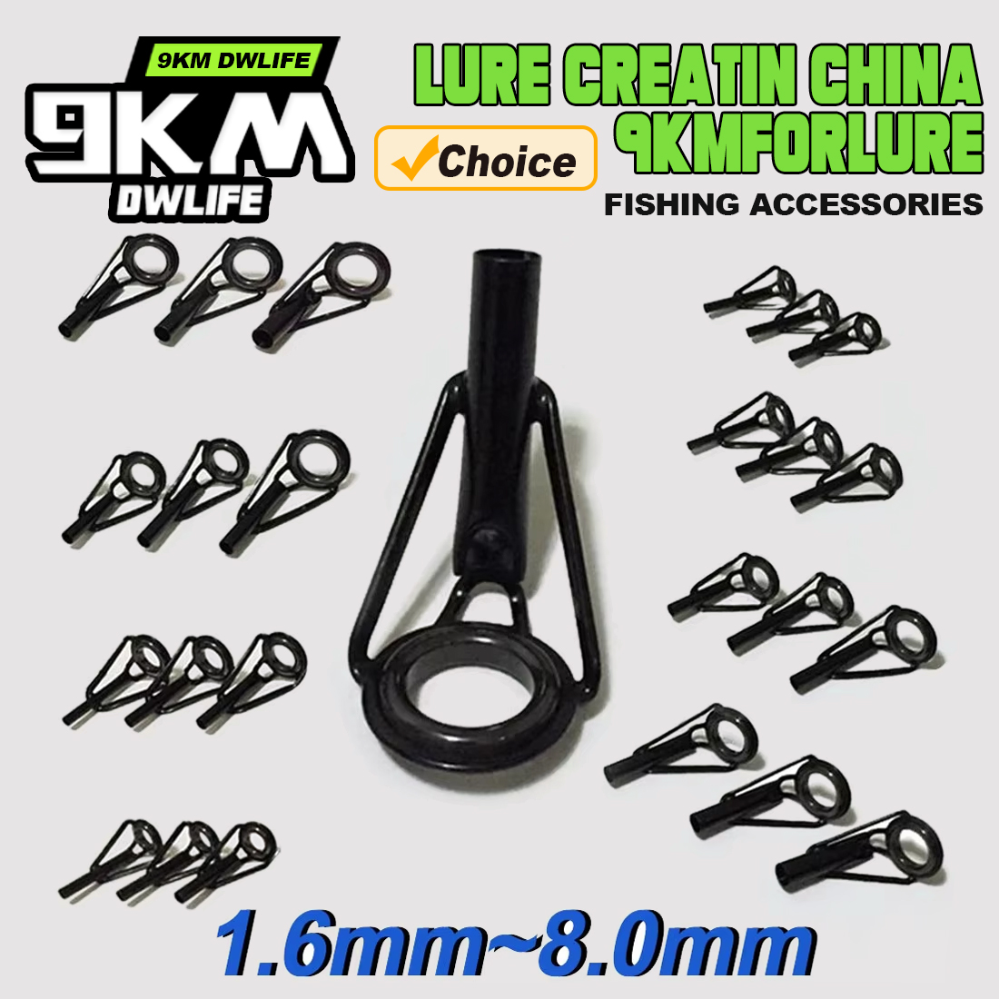 5Pcs Zestaw naprawczy prowadni – Fishing Rod Tip Replacement recenzja i cena